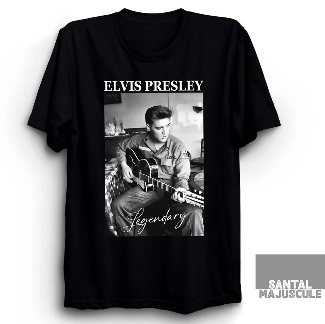 Бренд Elvis Presley легендарная футболка логотип фильма 2022 |