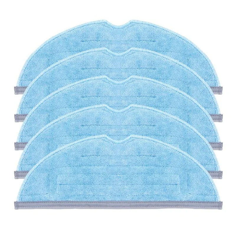 

5 Pcs High Quality Mop Cloths Pads Replacement For Xiaomi Roborock T7 T7S T7plus T7splus S7 Vacuum Cleaner Parts