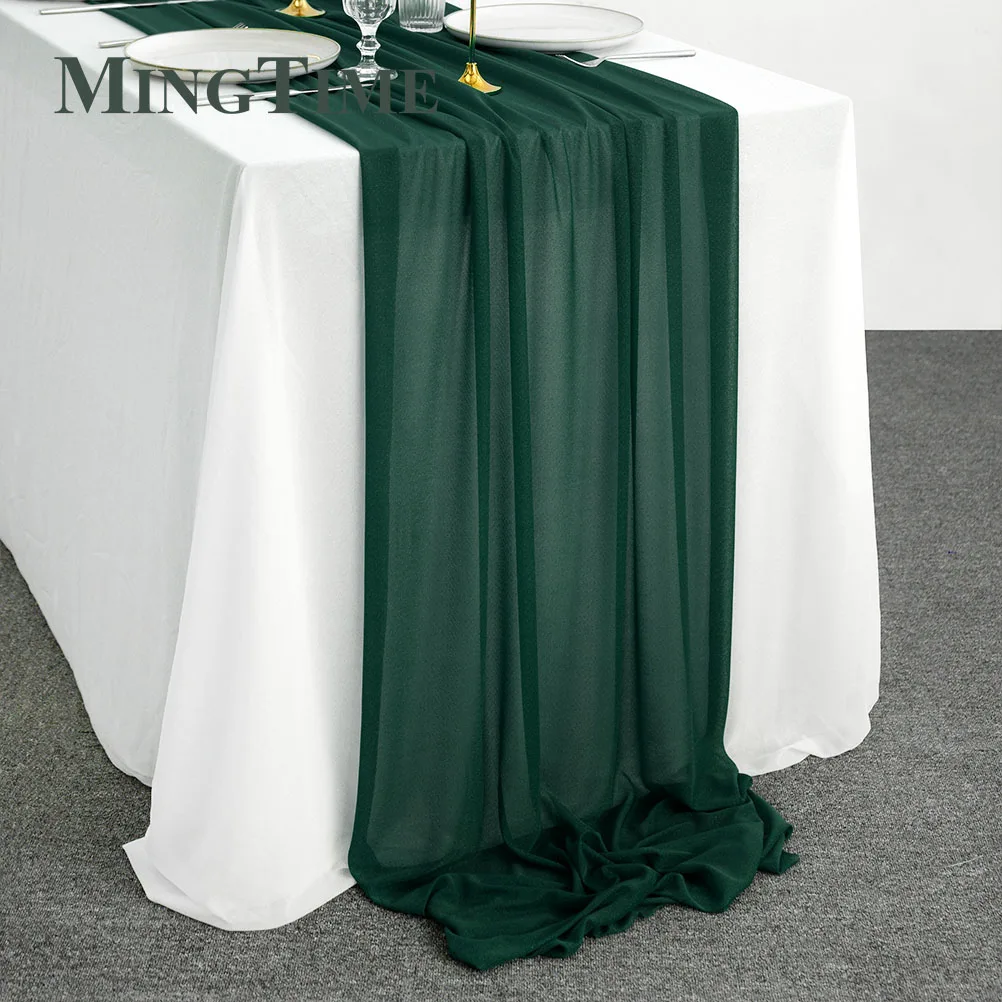 

Скатерть-дорожка MINGTIME, полиэстер, прозрачный шифон