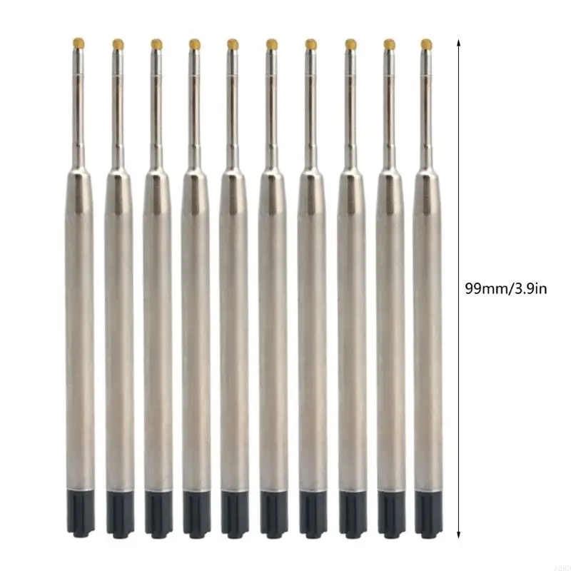 A2BD 10pcs Universal Standard Blue 1 мм средняя шариковая пера с шариковой точкой.