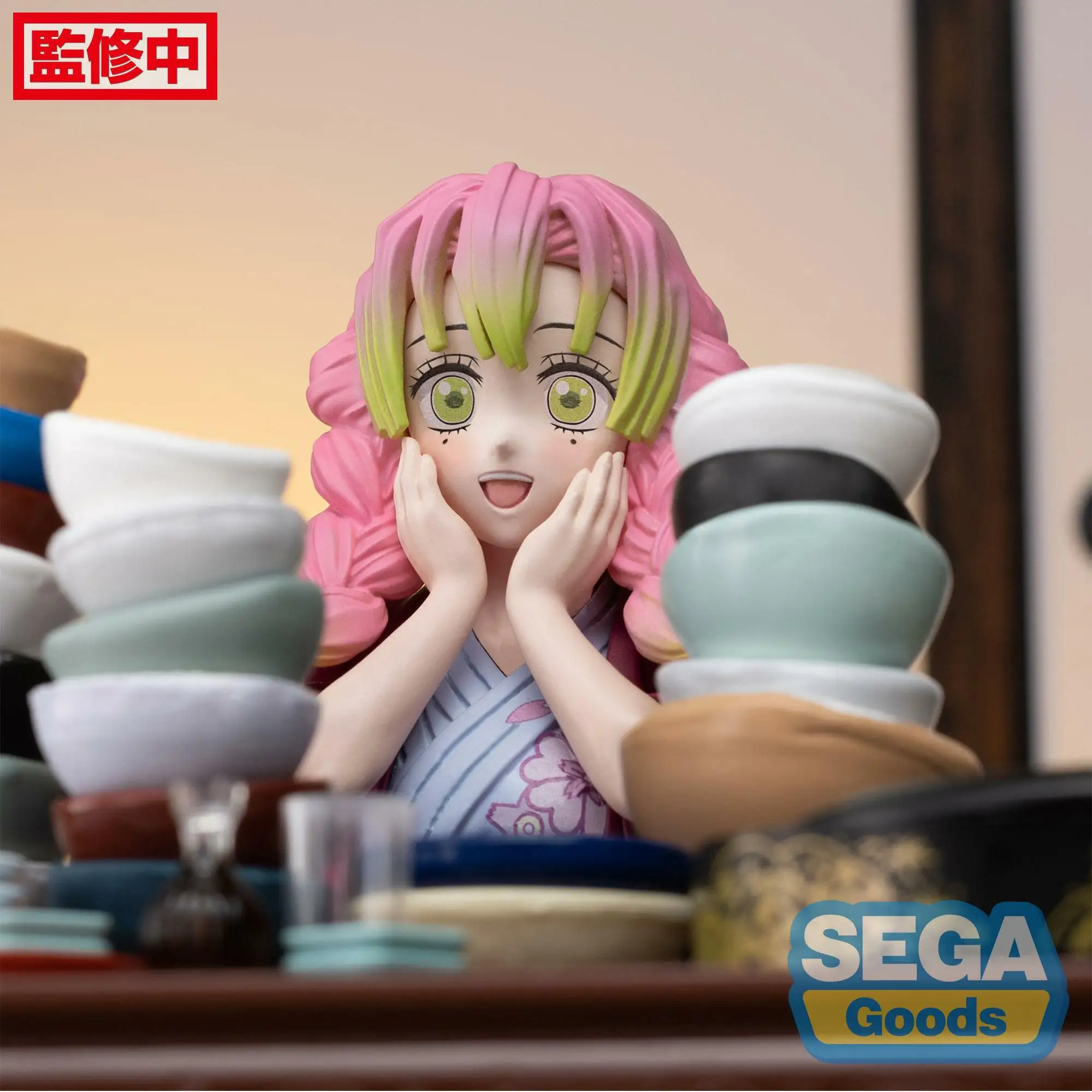 Набор для косплея Kanroji Mitsuri из аниме рассекающий демонов мультяшный макет гаража