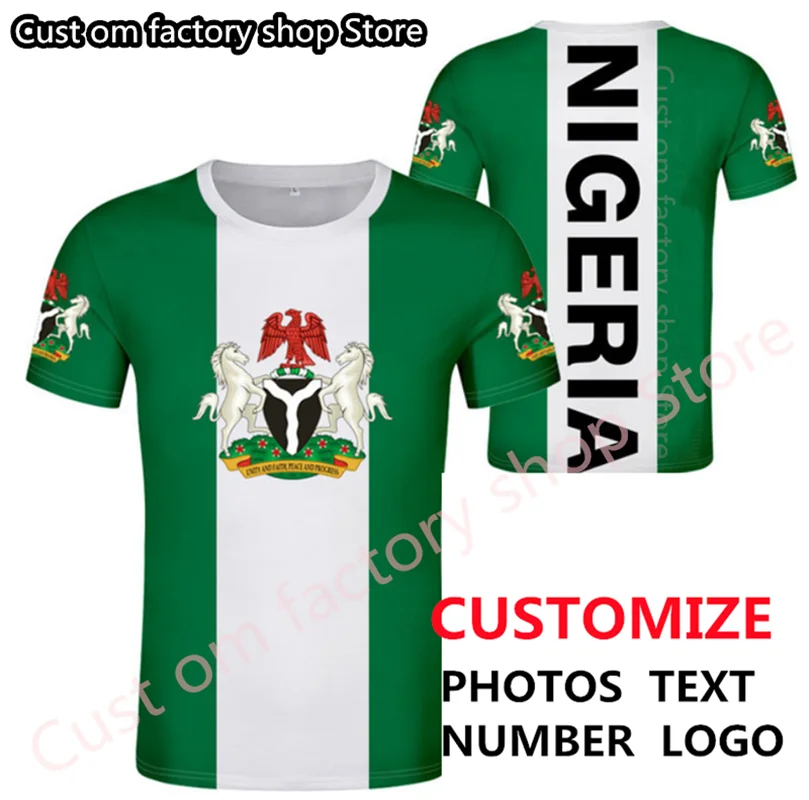 

NIGERIA 3D printed T-shirt nation flag ng federal republic nigerian men's women's tshirt punk style top tees t shirt