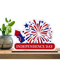 independence day decorations independence day wood table centerpiece decor 4th of july freedom patriotic veteran party supplies