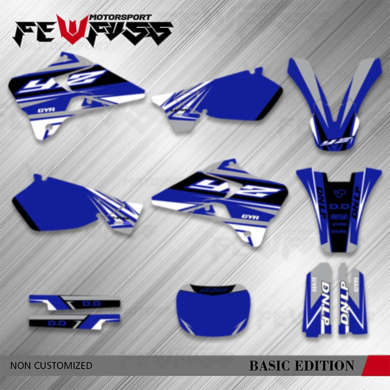 Фото Fewfuss графический фон наклейка наклейки для Yamaha YZ125 YZ250 YZ125 250 1996 1997 1998 1999 2000 2001 №1