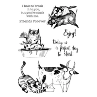 cows and strange clear stamps and cutting dies scrapbooking crafts decorate photo album embossing cards making clear stamps new