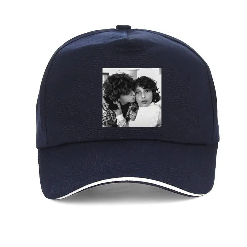 

New cap hat Men Finn Wolfhard Jack Grazer Black Printed Baseball Cap women