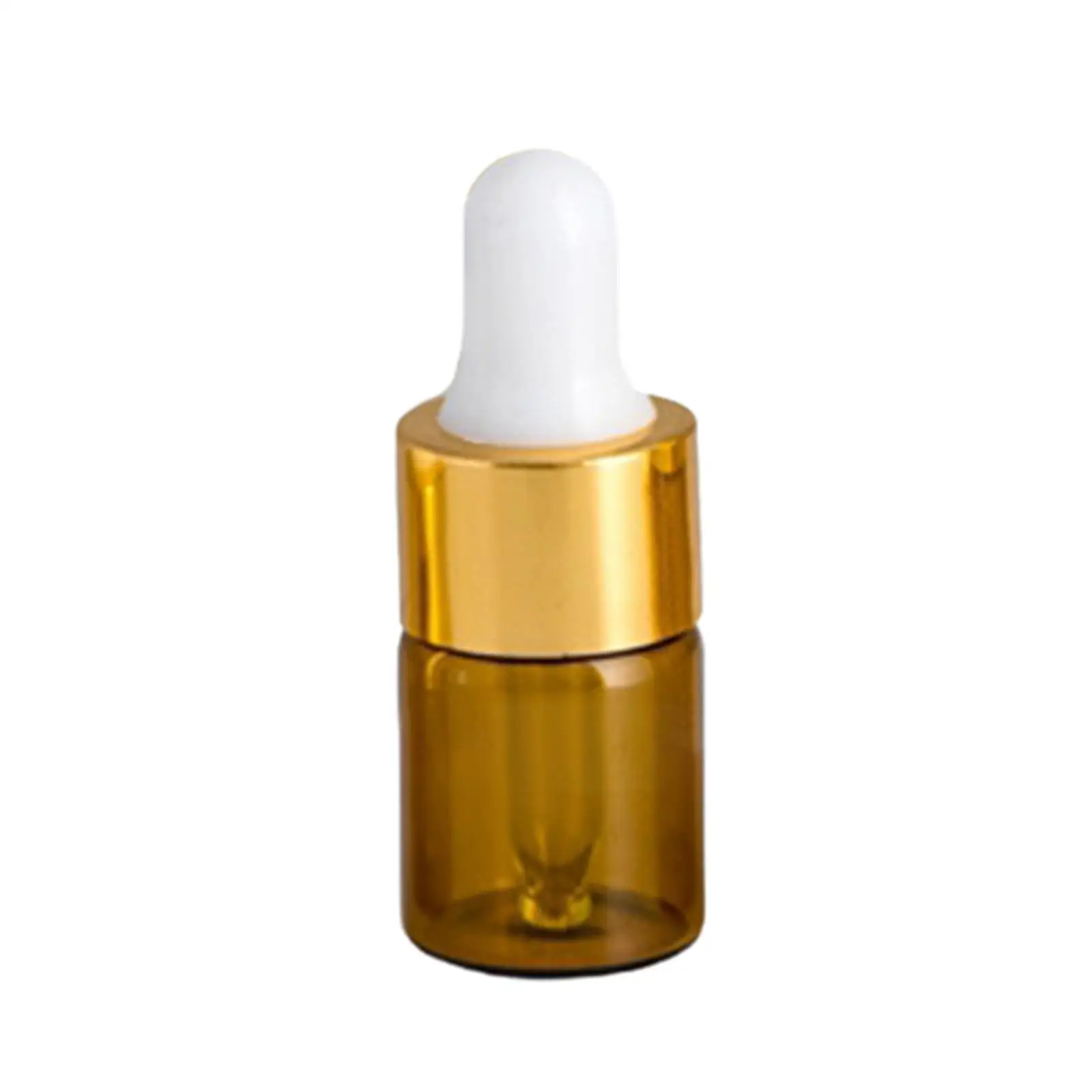 

2/3 Small Dropper Bottles with Glass Eye Dropper Sample Vial for Essential Oils Black 1ml