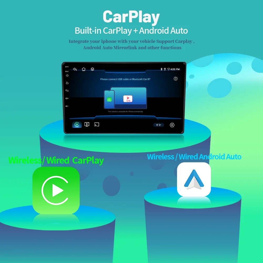 Автомагнитола на Android 14 для Volkswagen Touran 1 2003-2010 с радио мультимедийной навигацией GPS