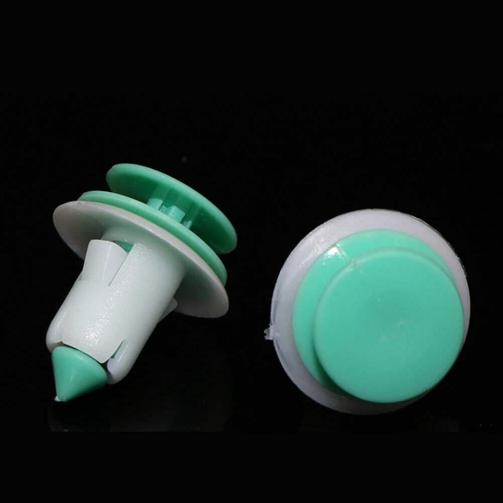 10 шт. клипсы для внутренней отделки панели s фиксаторы двери автомобиля зеленые