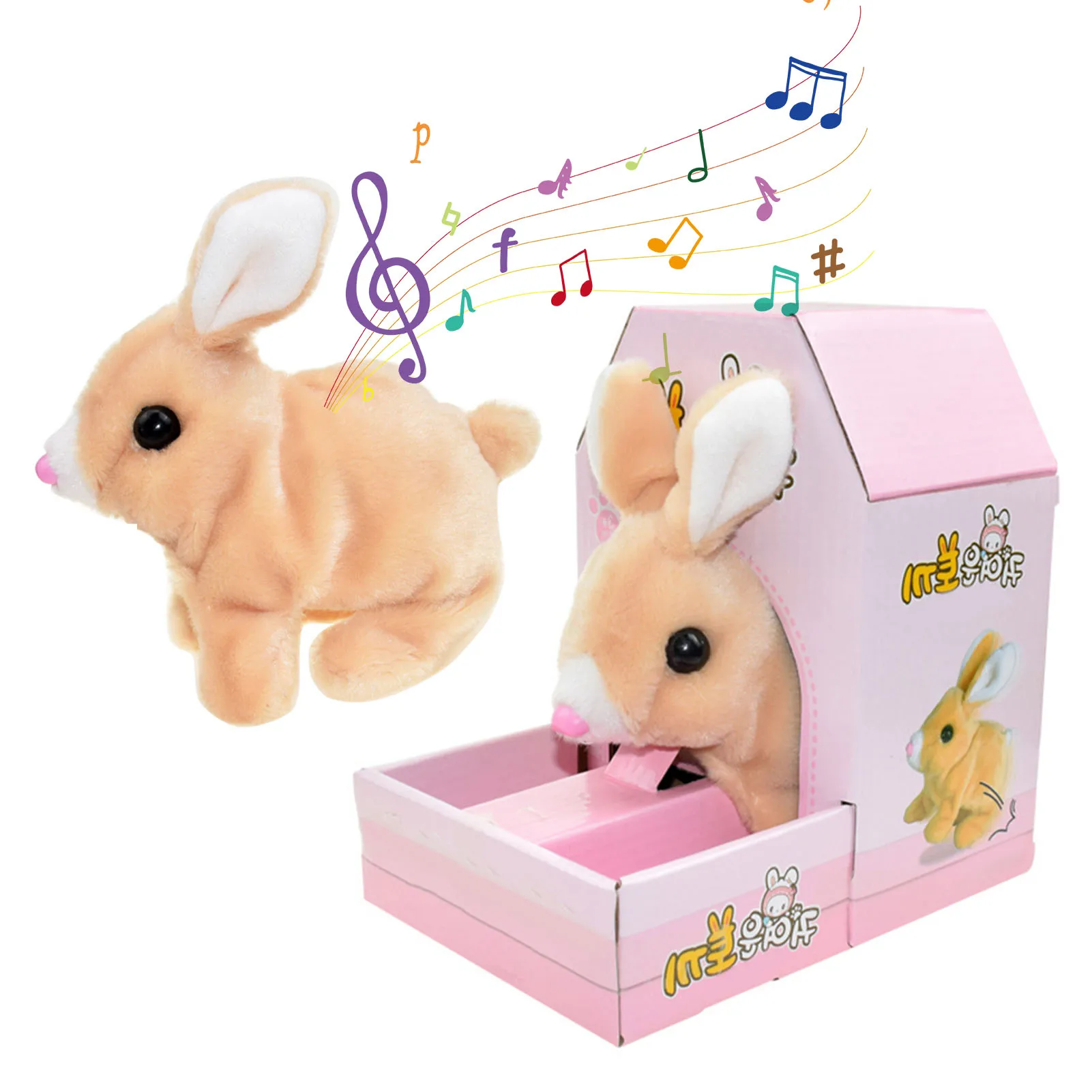 

Educational Interactive Toys Can Walk And Talk Electric Plush Toy With Sound And Movements Realistic Toy Rabbits That Act Real
