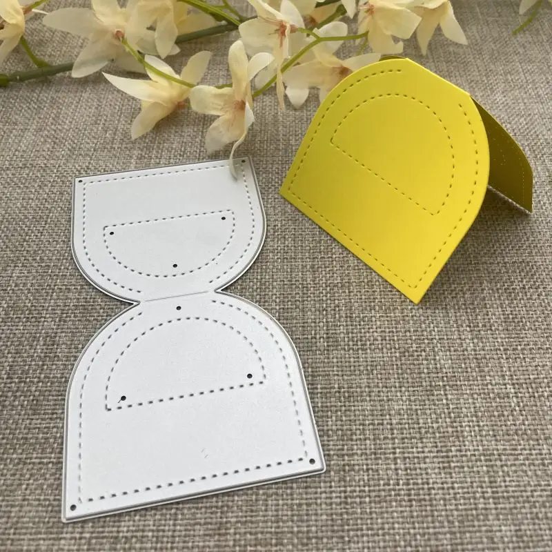 

Ручка в коробке и сумке, трафареты для резки металла, трафареты для «сделай сам», скрапбукинг, декоративное тиснение, ручная работа, шаблон для резки, форма