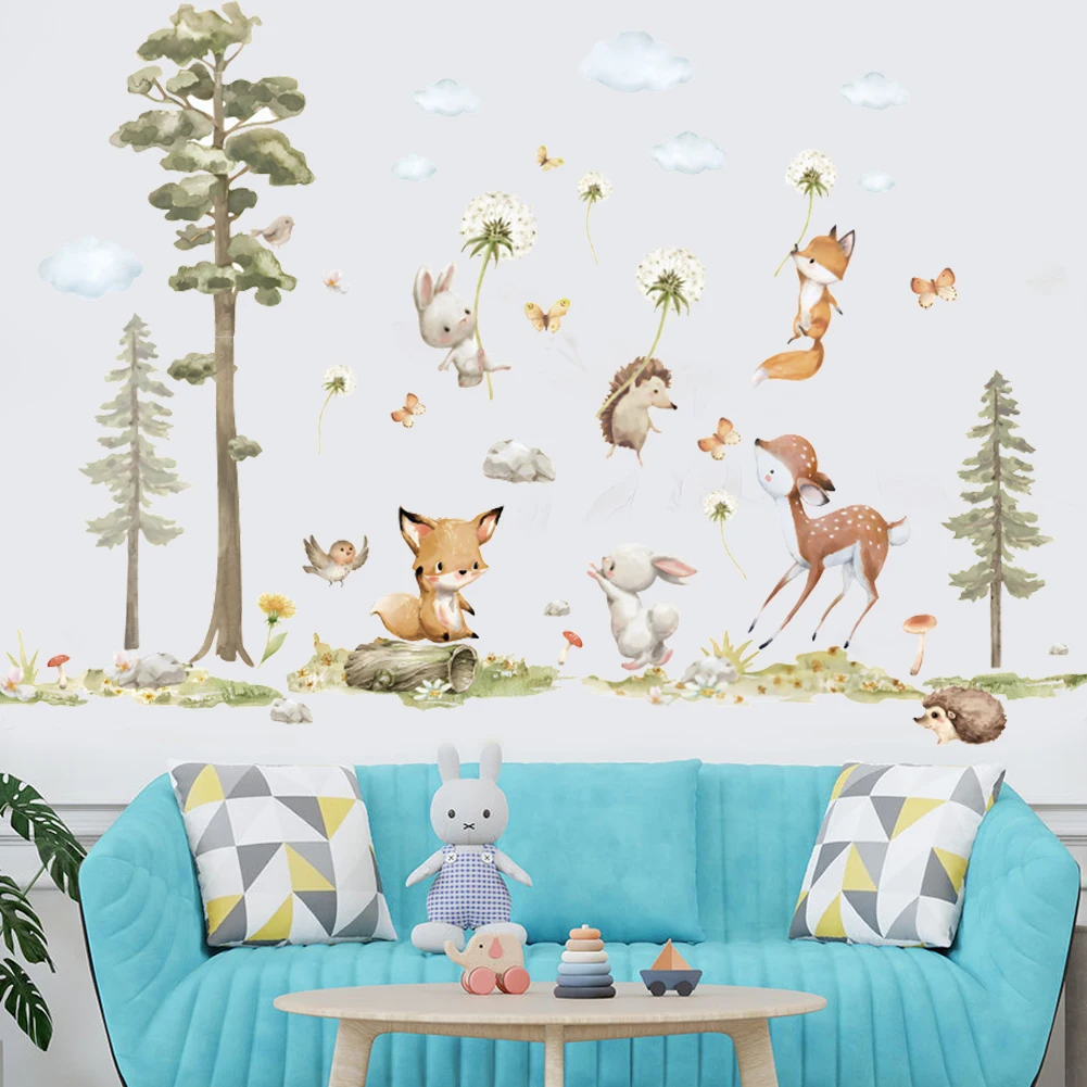 

3D наклейки с животными из мультфильмов Beby Favors