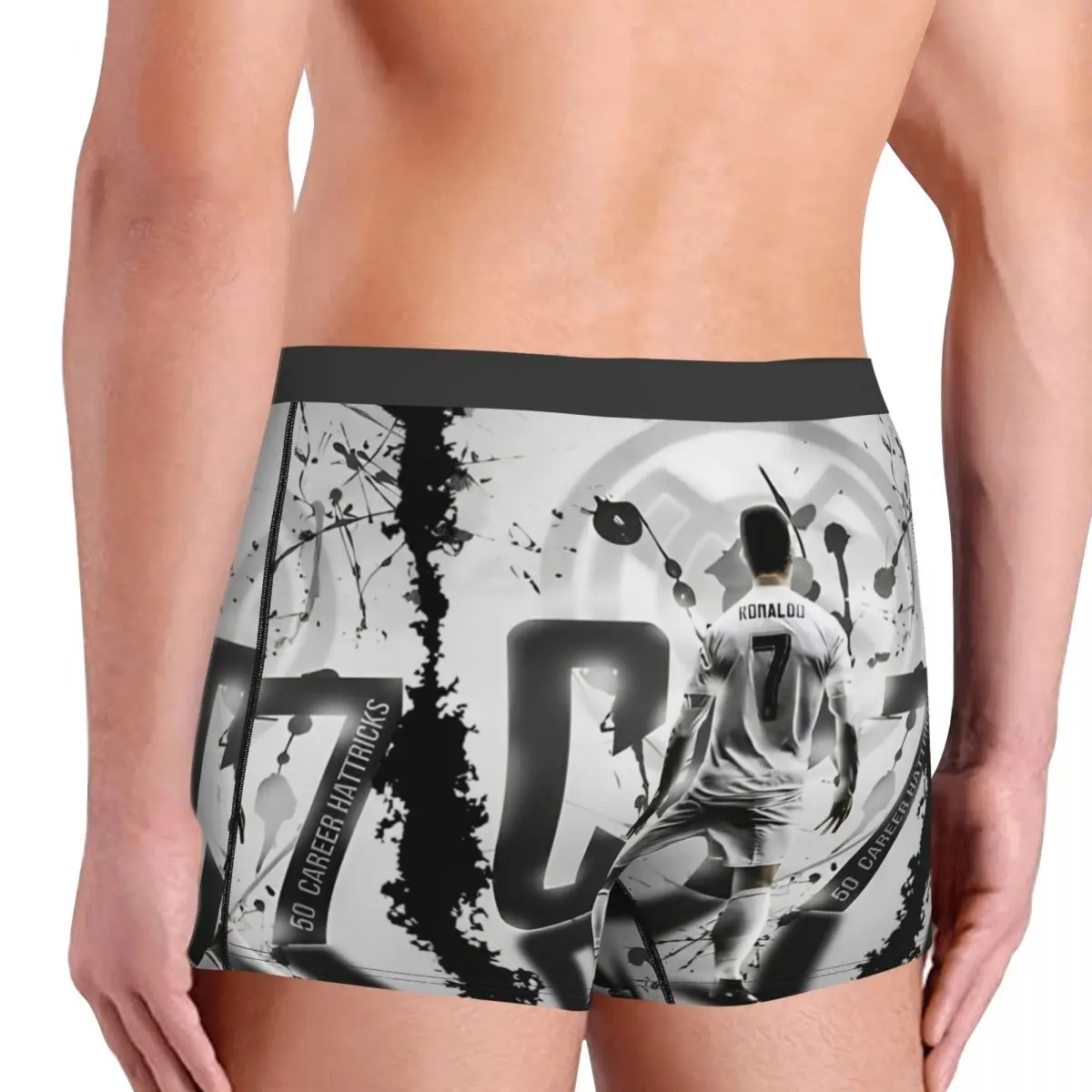 CR7s Футбол Мужское нижнее белье Трусы-боксеры Шорты Трусики Новинка Дышащие трусы