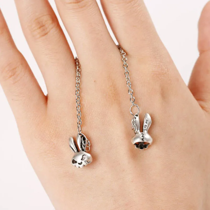 Креативный серебряный цвет с крестом в виде черепа летучей мыши, инкрустированный искусственно для женщин, на день Хэллоуина, PartyJewelry