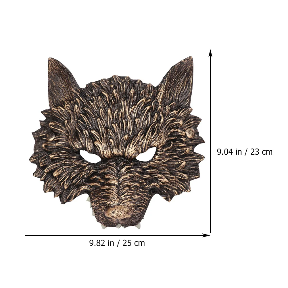 Хэллоуин Волк Маска Косплей Декоративная вечеринка Опора для улицы Уникальный