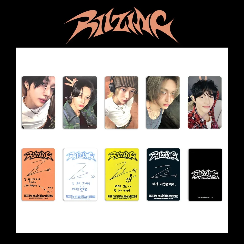 Kpop RIIZE фотокарточка альбом BRIIZE Lomo Card SEUNGHAN SUNGCHAN WONBIN коллекционная открытка для