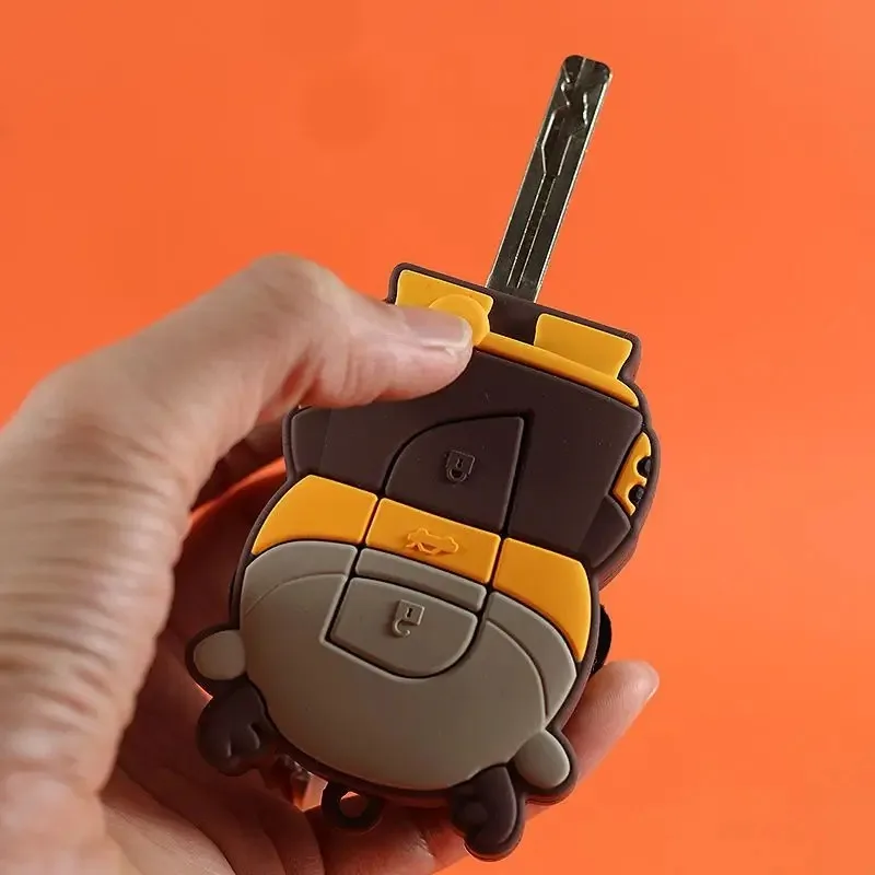 Мультяшный Тигр для Toyota флип-брелок автомобильных ключей
