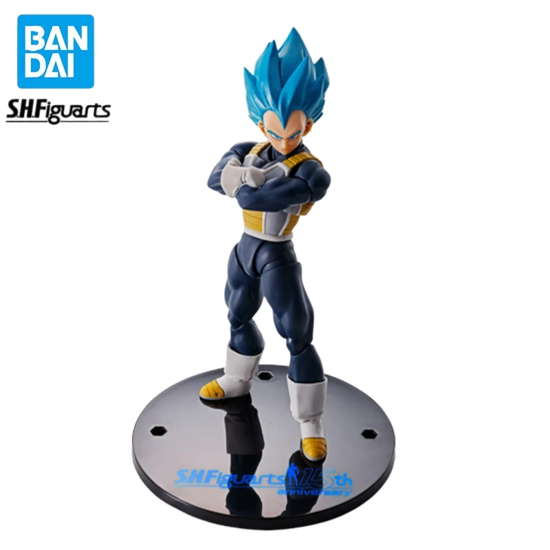 

Original SHF Dragon Ball Super Saiyan Bejta Yonsei 15th Anniversary PVC Anime Figure Action Figures Model Toys