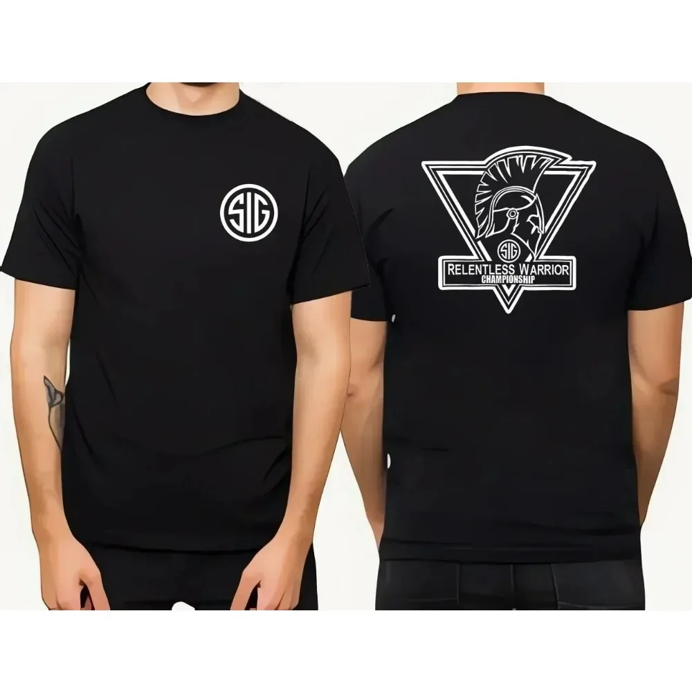 Мужская футболка с рисунком Sig Souer Gun 2024 армейский топ для боеприпасов