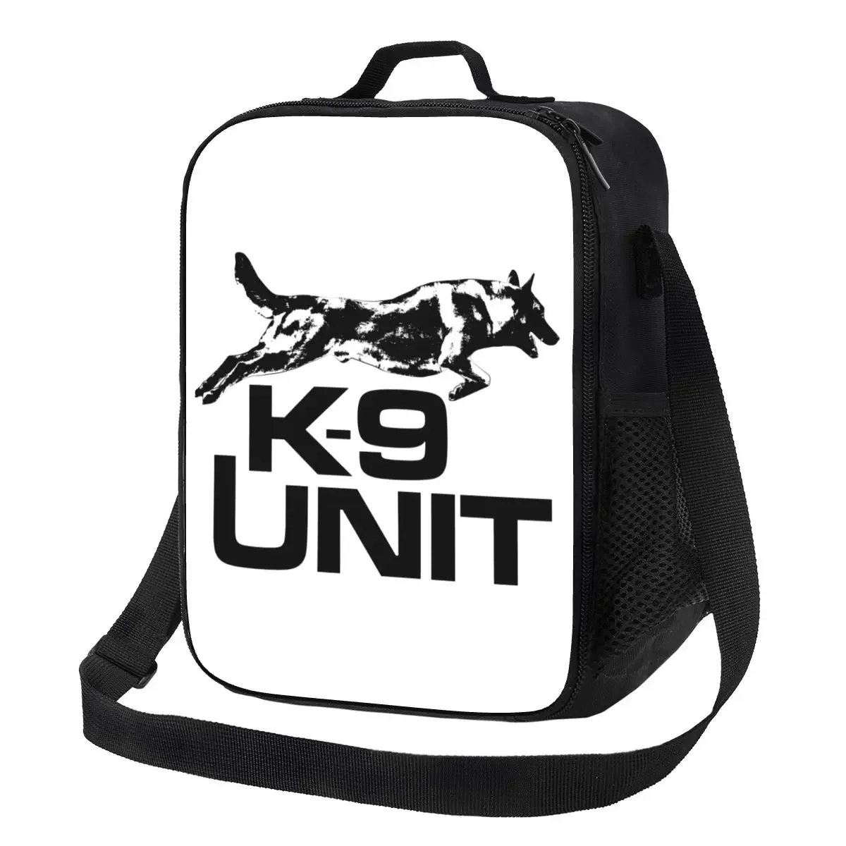 K9 Unit Малинуа Изолированная сумка для обеда школы и офиса Бельгийская овчарка