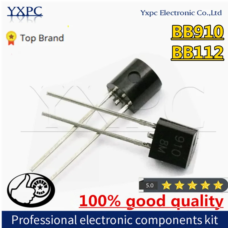 

10pcs BB112 TO92 BB112 BB910 TO-92 AM Variation Diode with Medium Wave