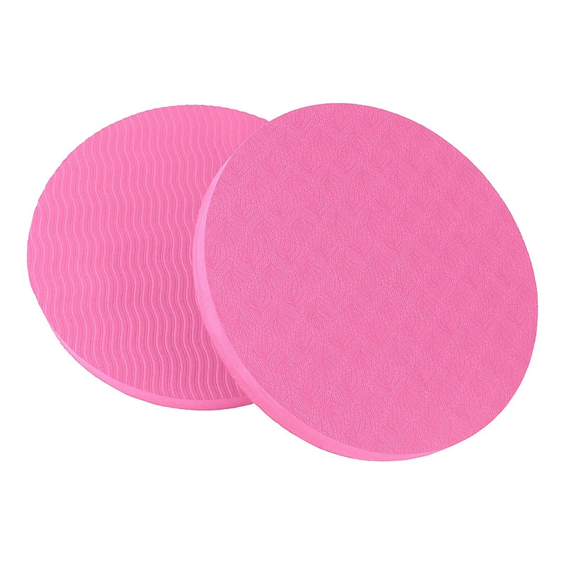

Elbow Pads Knee Pads Non-slip Fitness Exercise Mat Portable Small Round Knee Pads Yoga Mat Lightweight Round Flat Support Pad 2p