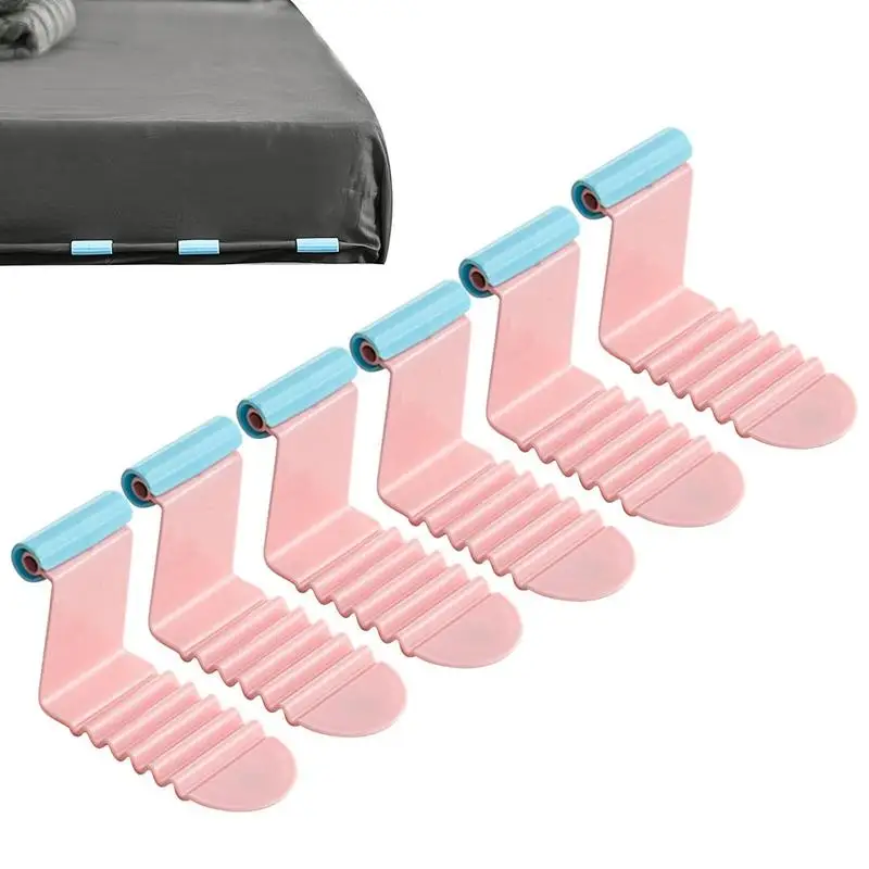 

Duvet Cover Clip Non-slip Duvet Cover Holding Clip 6pcs Key To Unlock Duvet Cover Comforter Clips Fasteners For Sheet Quilt