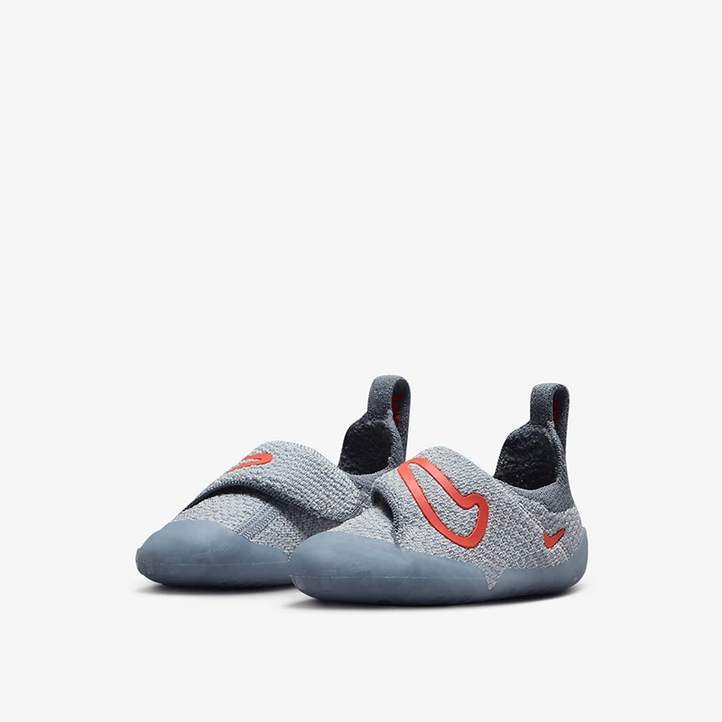 Фото Оригинальные легкие повседневные детские кроссовки Nike Swoosh 1 с застежкой-крючком FB3244-400 №1