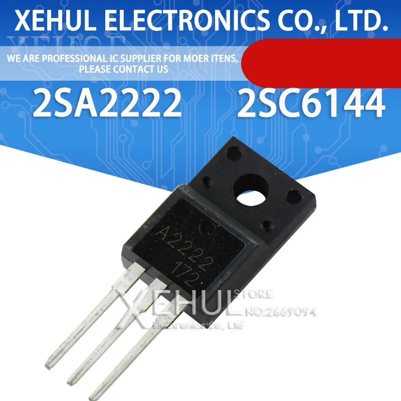 

10/20PCS New A2222 C6144 2SA2222 2SC6144 Printer Matched Triode Chip