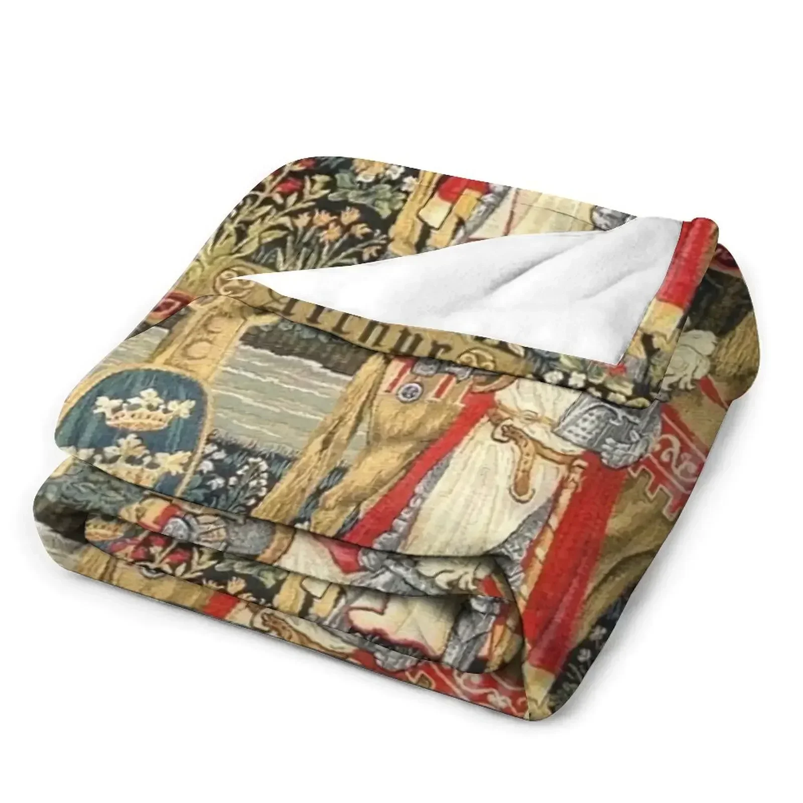Гобелен King Arthur Excalibur Merlin Camelot Holy Grail Quest одеяло из фланелевой ткани клетчатая