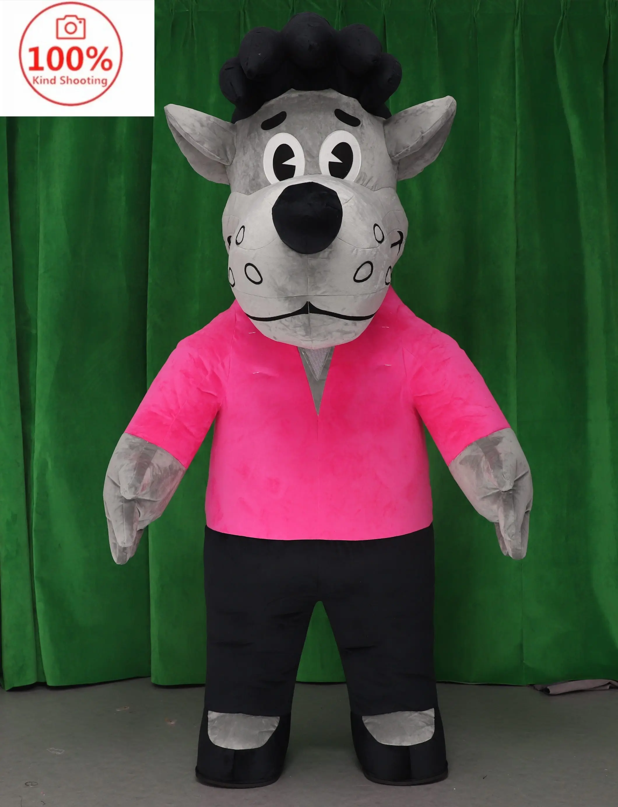 Надувной костюм-талисман в виде медведя