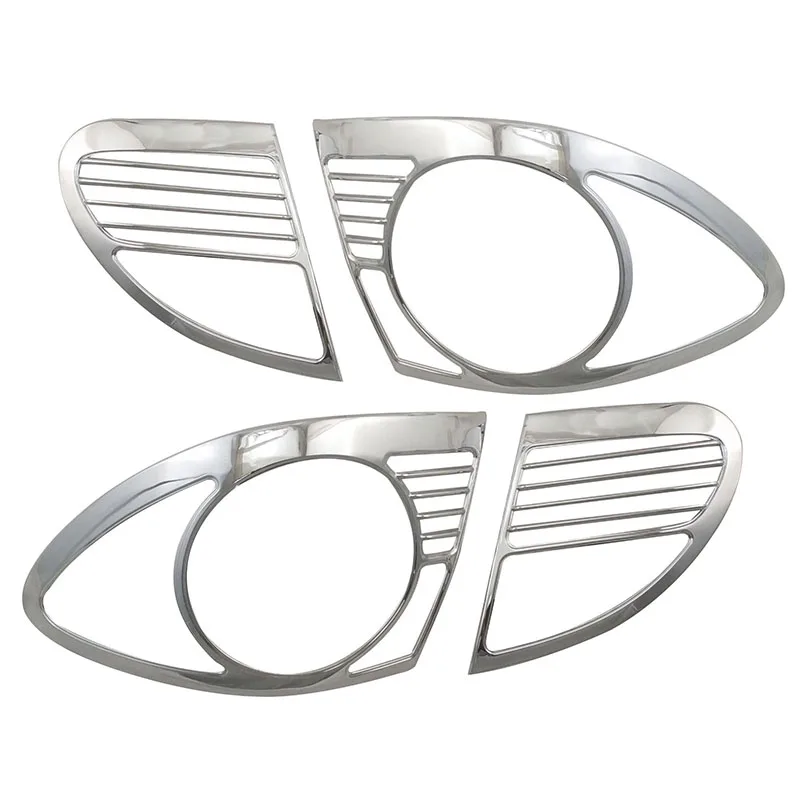 

Хромированный задсветильник фсветильник из АБС-пластика для Toyota Corolla 2003, декоративный чехол, аксессуары для стайлинга автомобиля