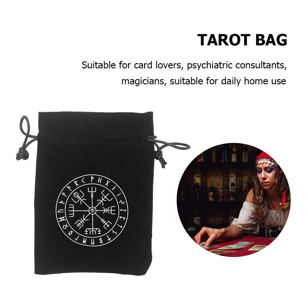 Бархатная сумка для хранения Таро с пентаграммой 1 шт. настольных игр карт