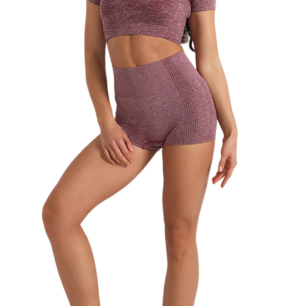 

Бесшовные летние шорты с высокой талией для занятий спортом, йогой и фитнесом