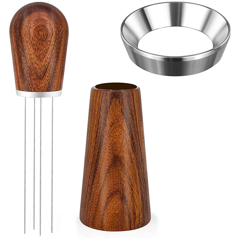 

Espresso Coffee Stirrer, Coffee Powder Stirring Tool for Espresso Distribution, with 58mm Espresso Dosing Funnel, Type-B
