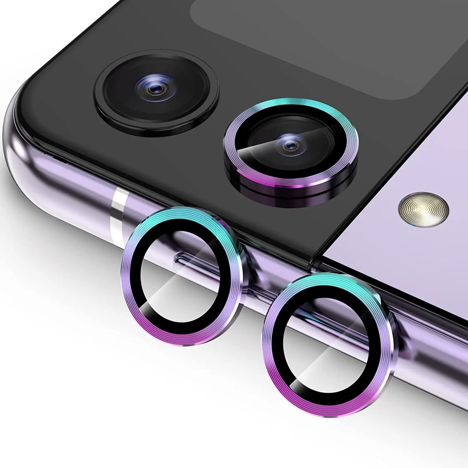 

for Samsung Galaxy Z Flip 5 Camera Lens Screen Protector Anti Scratch Metal Tempered Glass Camera Cover for Galaxy Z Flip 5 5G