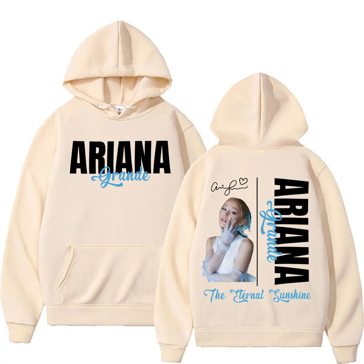 Фото Худи Ariana Grande Eternal Sunshine Tour 2026: Модная эстетичная толстовка унисекс из высококачественного флиса №5