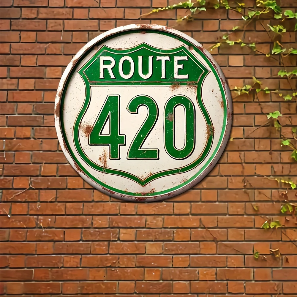 Винтажная 8-дюймовая Алюминиевая Настенная Вывеска С Предварительно