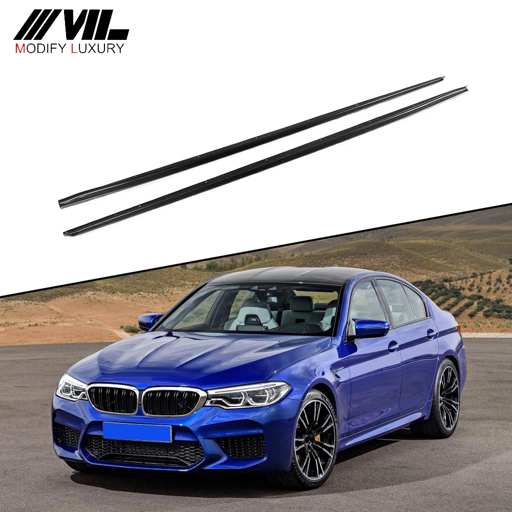 

for BMW F90 M5 G30 Carbon Fiber Side Skirts M-Sport 2018-2019 3D Style