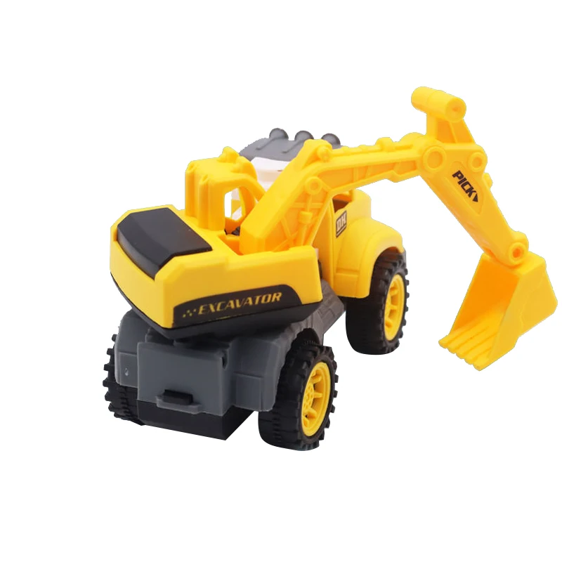 

8pcsThicken Push and Go Car Construction Vehicles Toys Pull Back Cartoon Play for 2 3 Years Old Boys Toddlers Kids Gift