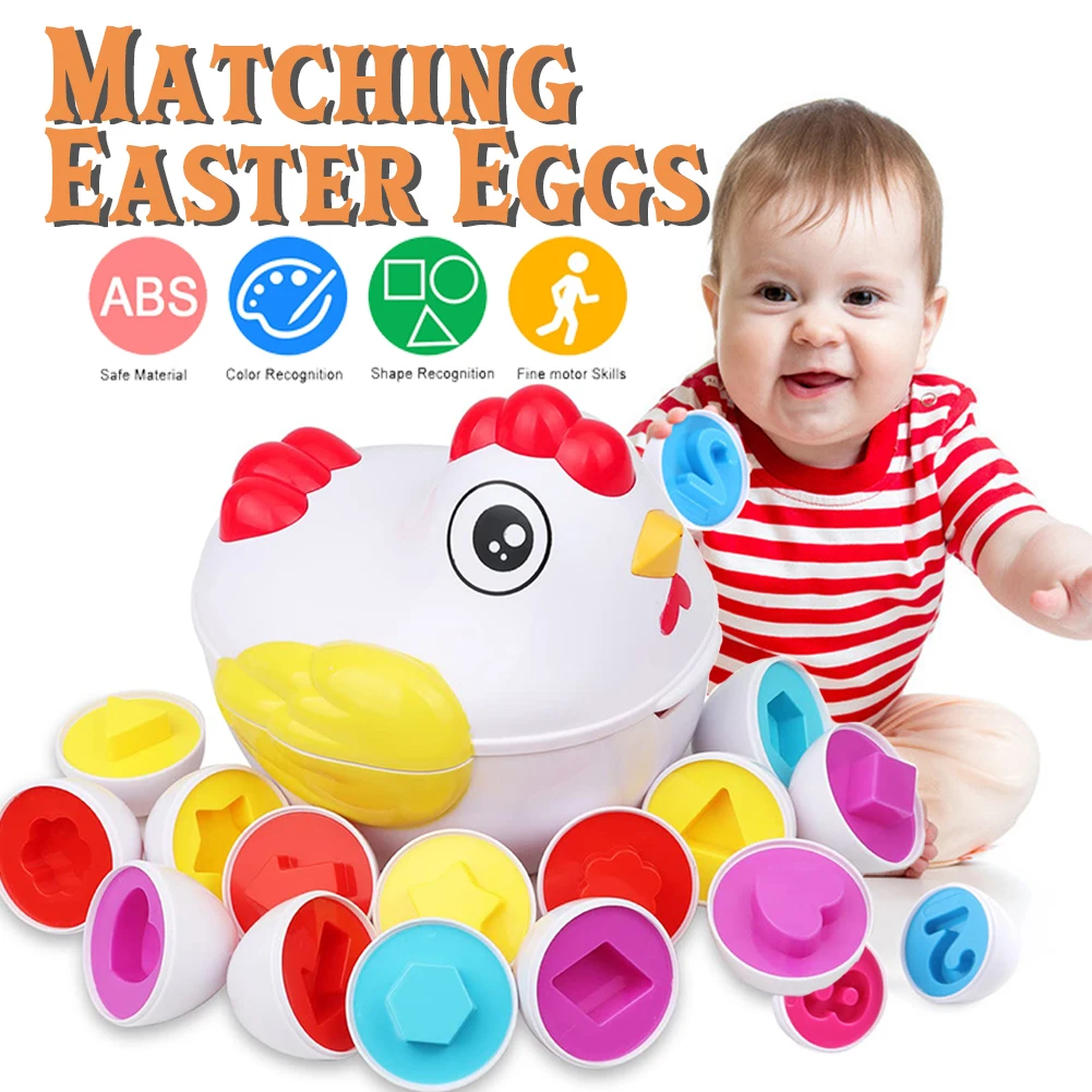 Совпадающие яйца Монтессори