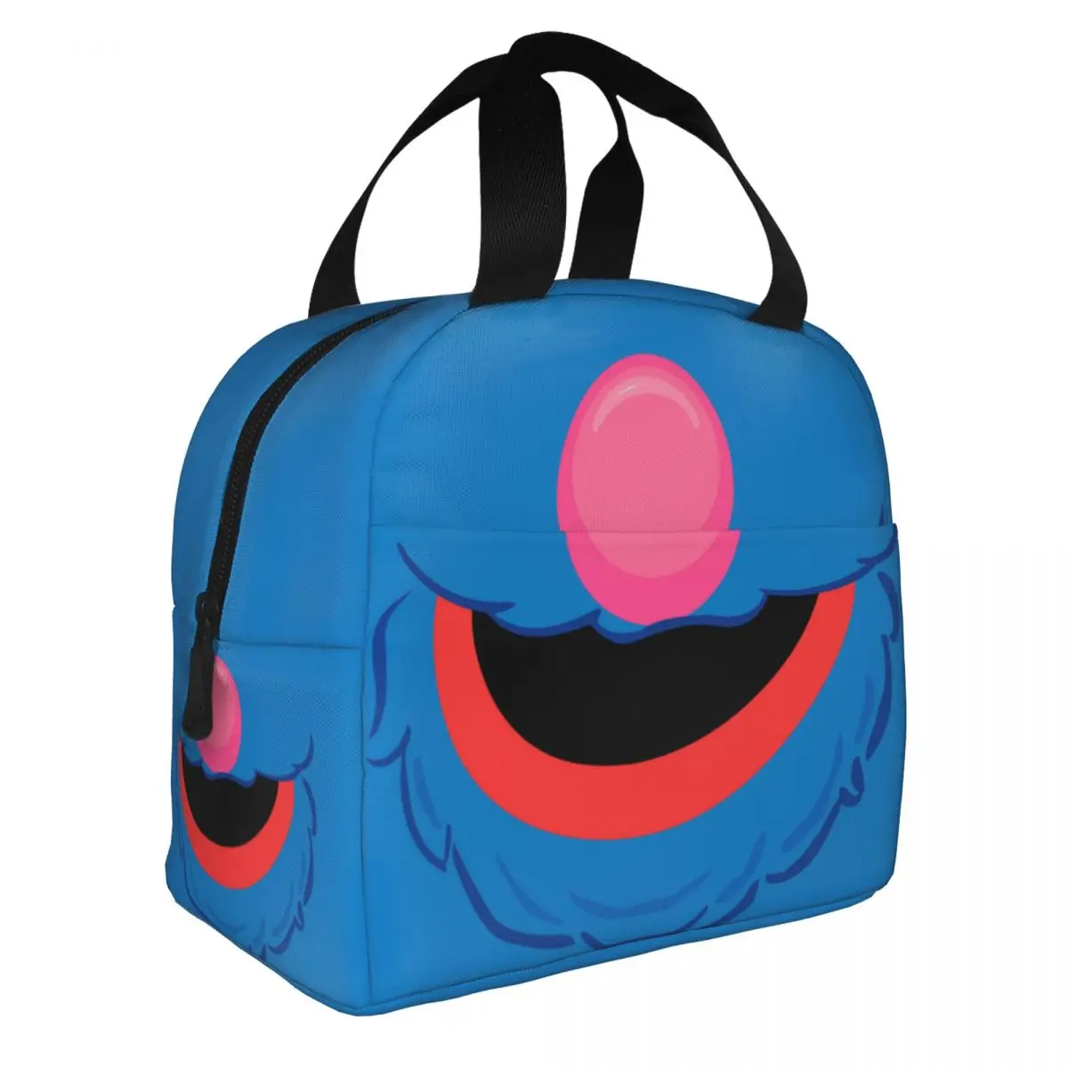 

Blue Friend Sesame Street Insulated Lunch Bags Portable Lunch Container Thermal Bag Tote Lunch Box Beach Picnic Bento Pouch