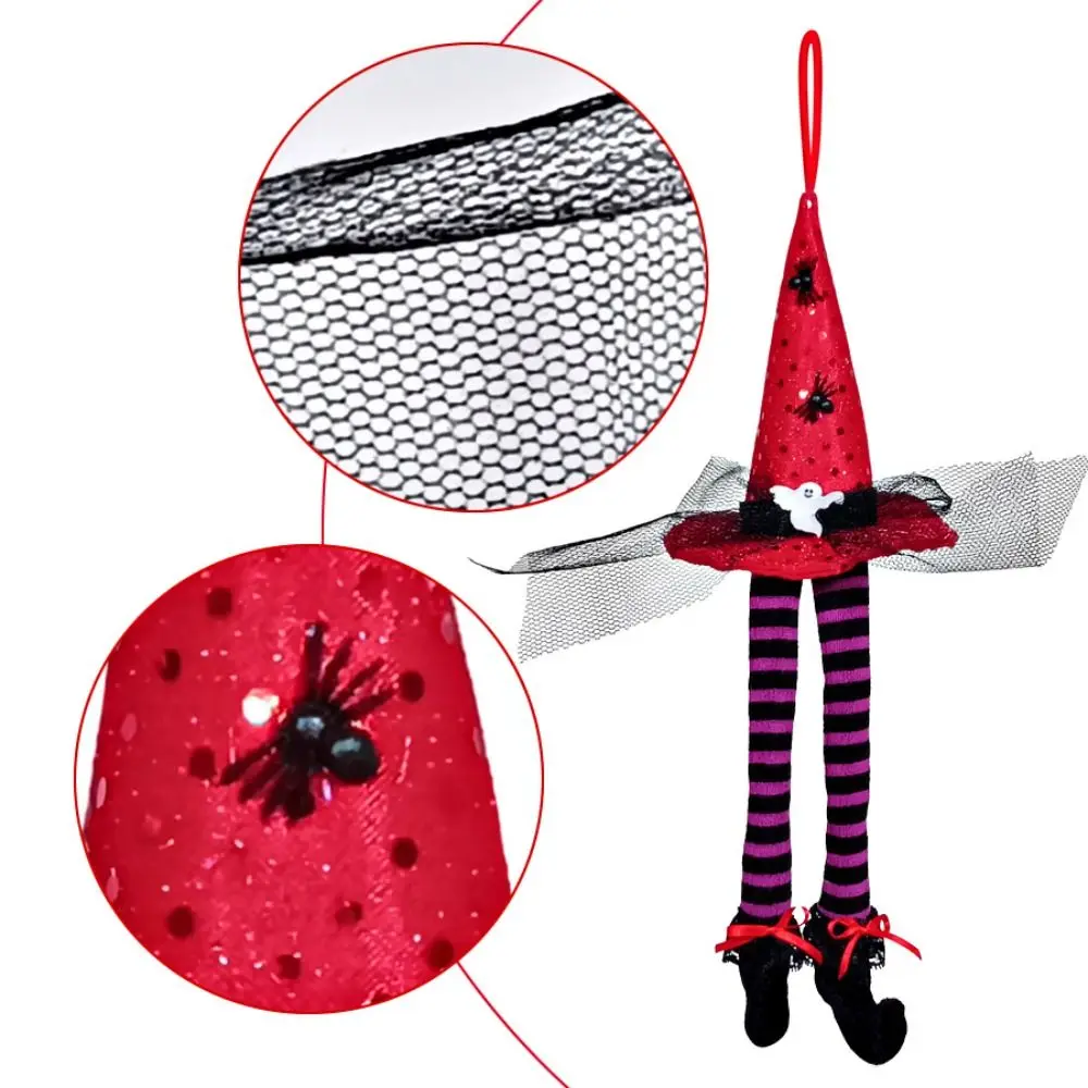 Страшный Хэллоуин длинноногая подвеска ведьмы полосатая изысканная ведьма