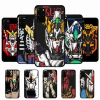 bandai japanese anime gundam phone case for samsung s20 lite s21 s10 s9 plus for redmi note8 9pro for huawei y6 cover