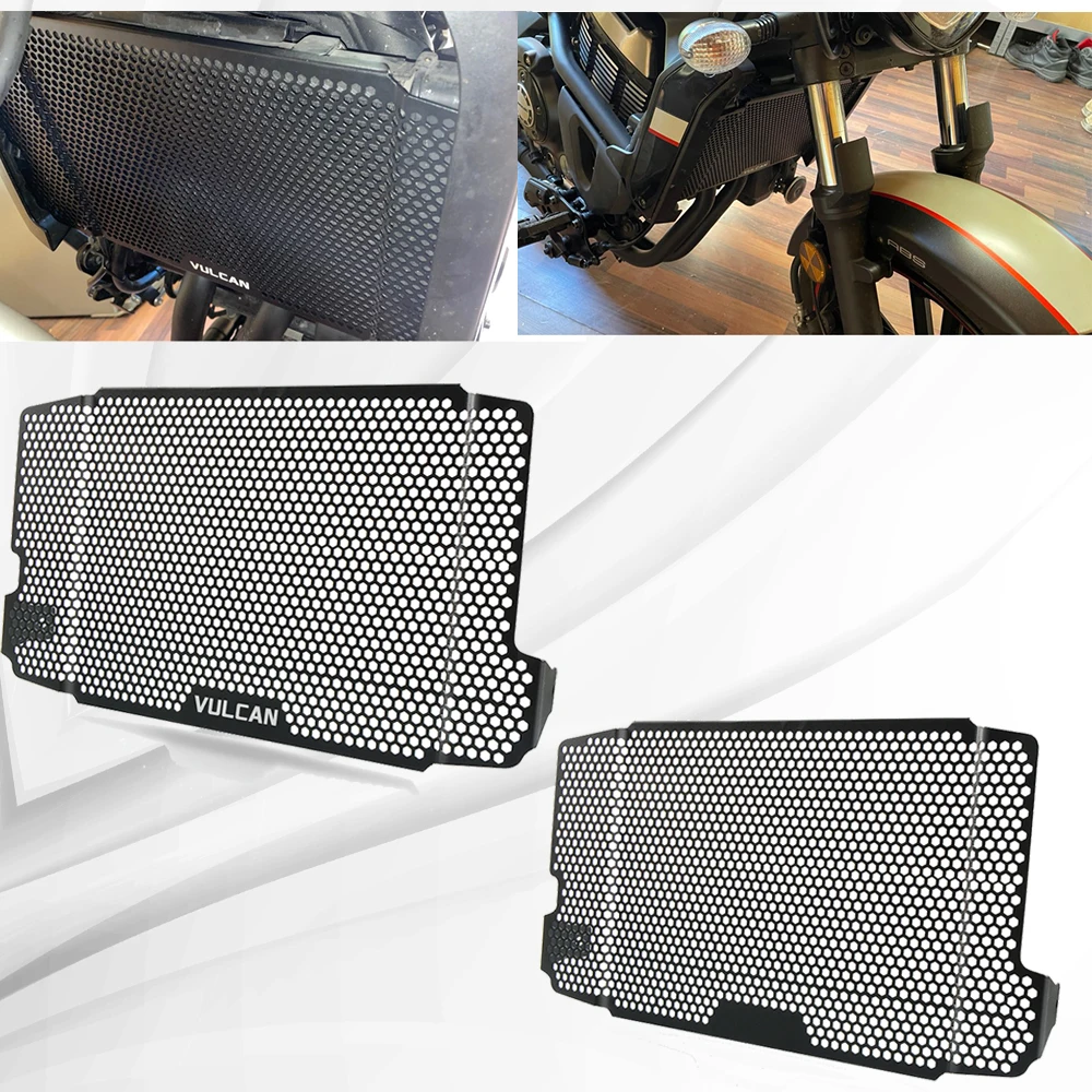 

For Kawasaki VULCAN S Cafe/Sport VULCAN 2015 2016 2017 2018 2019 2020 2021 Radiator Guard Protector Grille Grill Cover Vulcan S