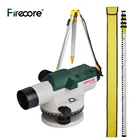Автоматический Оптический уровень FIRECORE 32X, высокоточный выравнивающий инструмент для измерения расстояния, угла обзора 5 м , линейка + штатив 1,6 м