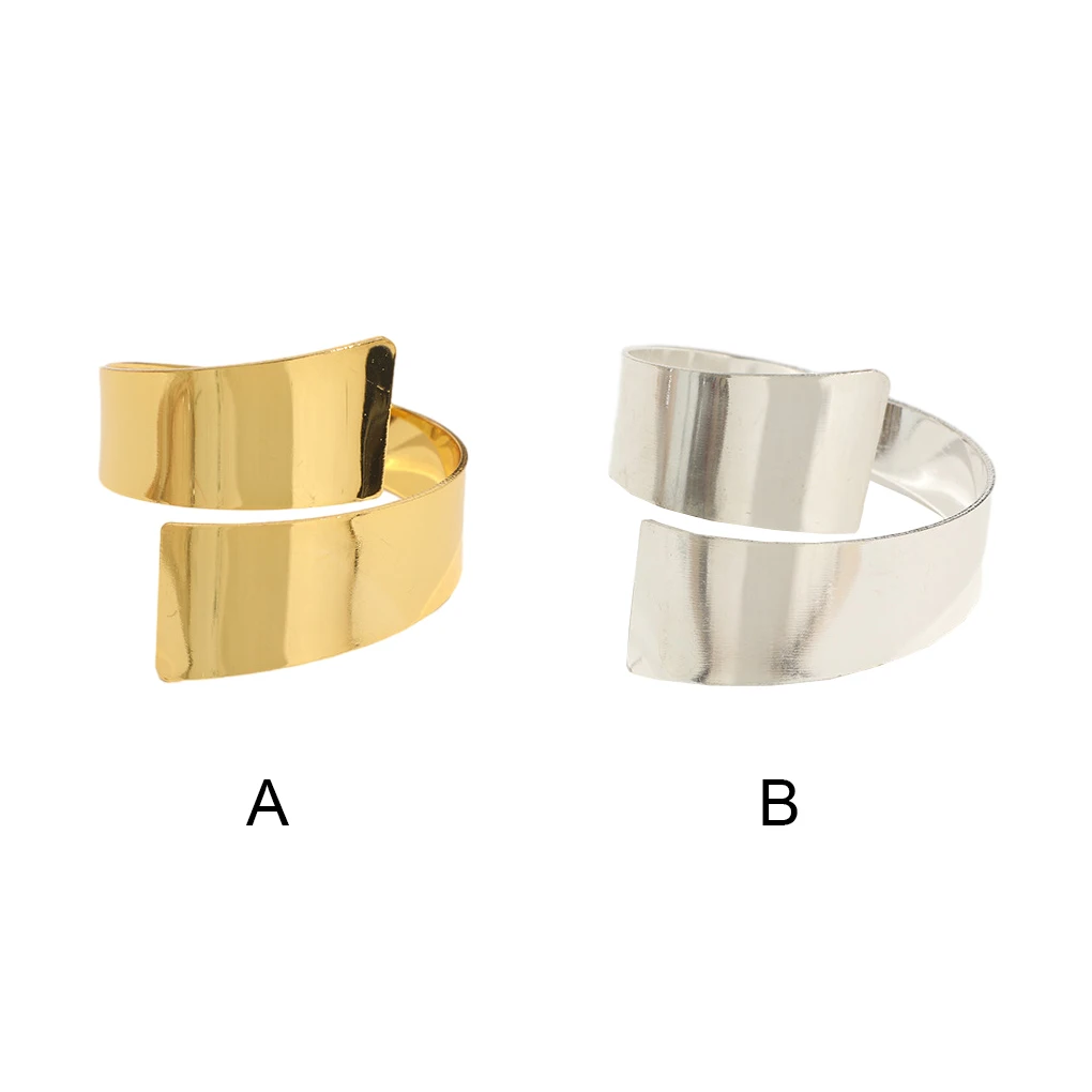 

6 Pieces Metal Napkin Ring Wedding Holder Towel Cloth Buckle