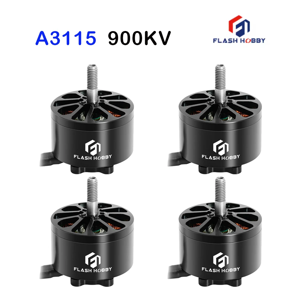 Flash хобби A3115 3115 900KV Бесщеточный двигатель 6S LIPO для FPV Freestyle 9-дюймовый 10-дюймовый