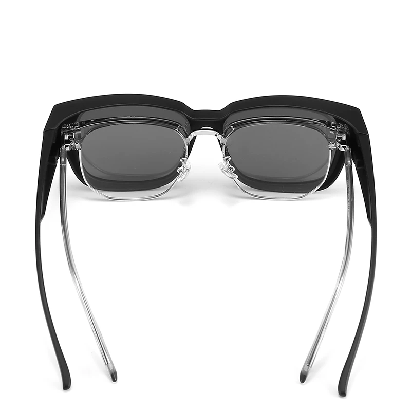 RUOBO TR90 мужские и женские поляризационные солнцезащитные очки для близорукости по