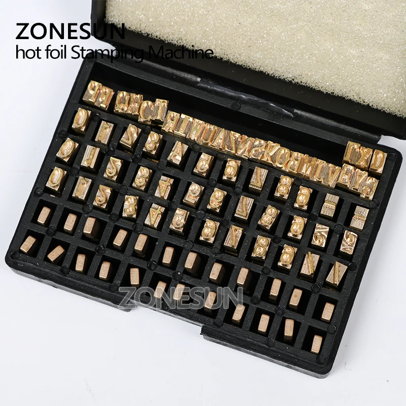 ZONESUN ZY-RM3 Автоматический логотип Пластиковая кожа Горячее тиснение фольгой